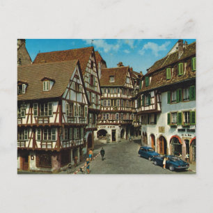 Frankrijk, Colmar, Alsace, retro-briefkaart Briefkaart
