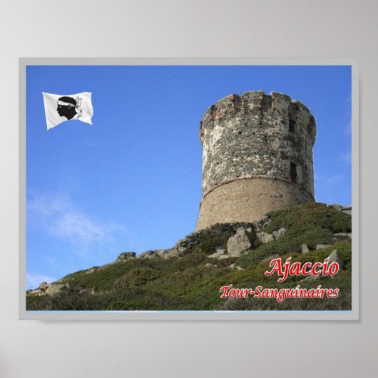 Frankrijk - Corsica - Ajaccio - Poster (Voorkant)