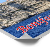 Frankrijk - Corsica - Bonifacio - Poster (Hoek)
