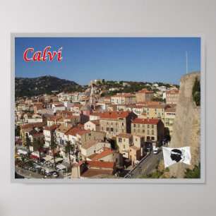 Frankrijk - Corsica - Calvi - Poster