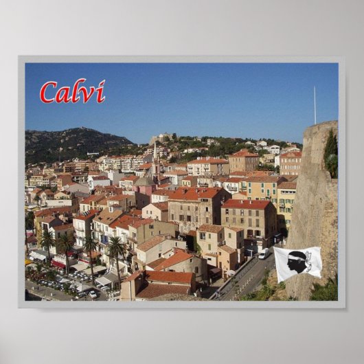 Frankrijk - Corsica - Calvi - Poster (Voorkant)