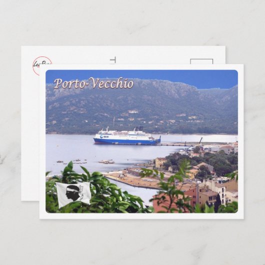 Frankrijk - Corsica - Corsica - oude haven - Briefkaart (Voorkant / Achterkant)