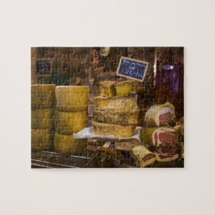 Frankrijk, Corsica. Lokale kazen en charcuterie Legpuzzel