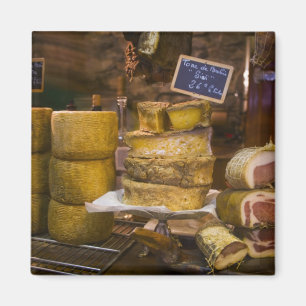 Frankrijk, Corsica. Lokale kazen en charcuterie Magneet