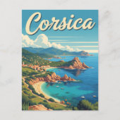Frankrijk Corsica Reizen Briefkaart (Voorkant)