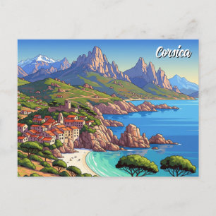 Frankrijk Corsica Reizen Briefkaart