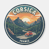 Frankrijk Corsica Reizen Magneet (Voorkant)