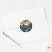 Frankrijk Corsica Reizen Ronde Sticker (Envelop)