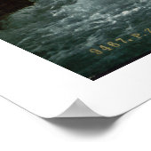  Frankrijk: de Pique Waterfall Poster (Hoek)