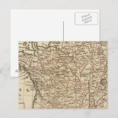 Frankrijk, departementen briefkaart (Voorkant / Achterkant)