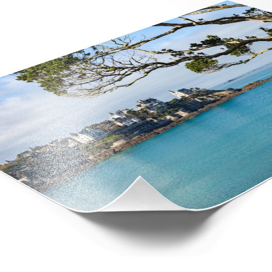 Frankrijk - Dinard; Plage de l'Écluse Foto Afdruk (Hoek)