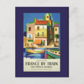  Frankrijk door  van het Briefkaart voor treinreiz (Voorkant)