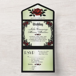 frankrijk driekwart gothische olijven in één uitno all in one uitnodiging