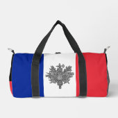 Frankrijk duffle, Franse vlag fitness / sport Plunjezak (Voorkant)