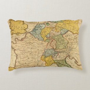 Frankrijk, Duitsland, Nederland, Zwitserland Decoratief Kussen