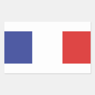 Frankrijk eerste Franse insoumise Franse vlag MFGA Rechthoekige Sticker