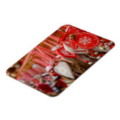 Frankrijk, Elzas, Colmar. kerstmarkt Magneet (Linkerzijde)