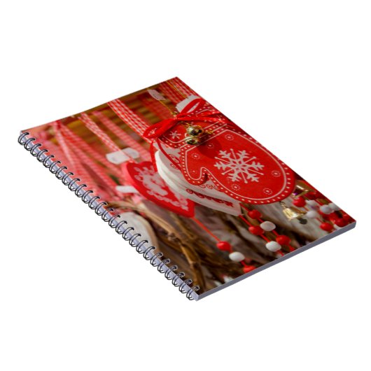 Frankrijk, Elzas, Colmar. kerstmarkt Notitieboek (Rechterzijde)