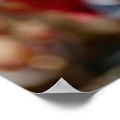 Frankrijk, Elzas, Colmar. kerstmarkt Poster (Hoek)