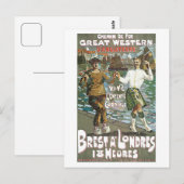  Frankrijk Engeland Briefkaart (Voorkant / Achterkant)