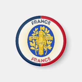 Frankrijk Erfgoed Embleem Magneet