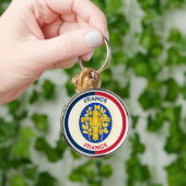 Frankrijk Erfgoed Embleem Sleutelhanger (Hand)