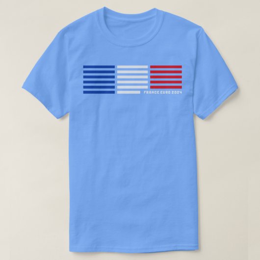 Frankrijk EURO 2024 T-shirt (Design voorkant)
