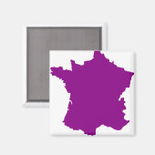 Frankrijk - Europa - kaart Magneet (Voorkant / Achterkant)