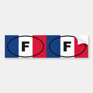 Frankrijk - F - Europese ovaal Bumpersticker