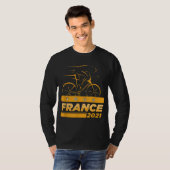 Frankrijk fiets French Road Racing Summer Tour Fra T-shirt (Voorkant volledig)