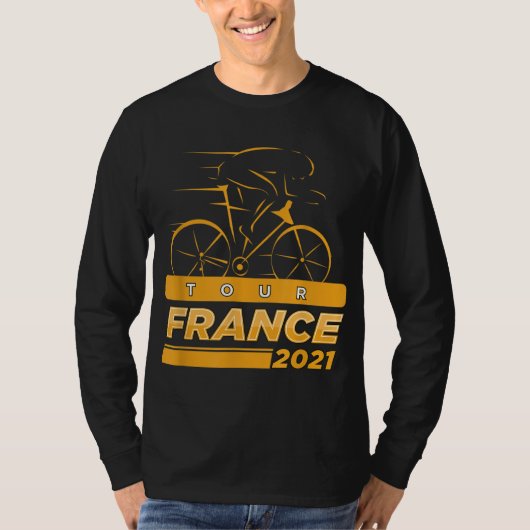 Frankrijk fiets French Road Racing Summer Tour Fra T-shirt (Voorkant)