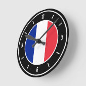 Frankrijk Flag Elegant Ronde Klok (Hoek)