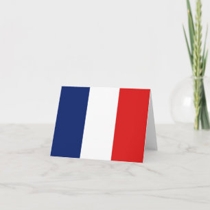 Frankrijk Flag Notecard Kaart