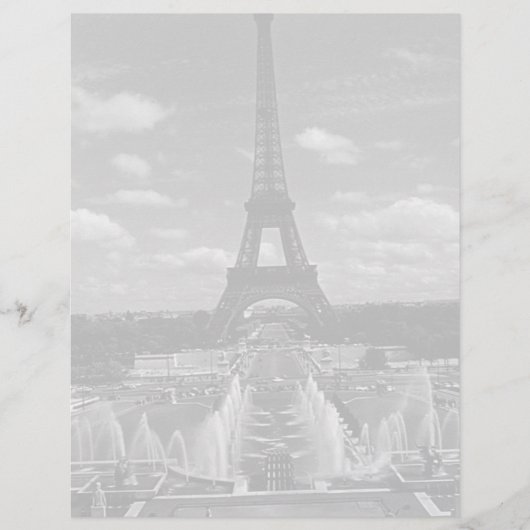  Frankrijk Fontain Chaillot Tower Eiffel (Voorkant)