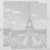  Frankrijk Fontain Chaillot Tower Eiffel (Voorkant / Achterkant)