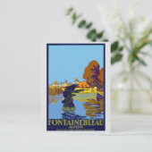 Frankrijk Fontainebleau Palace Reizen Briefkaart (Staand voorkant)