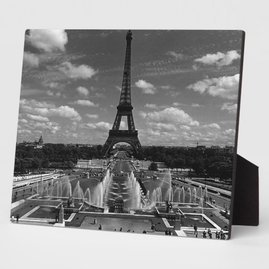  Frankrijk Fontains Tower Eiffel Fotoplaat (Zijkant)