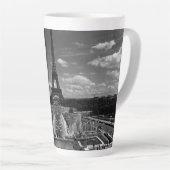 Frankrijk Fontains Tower Eiffel Latte Mok (Rechterhoek)