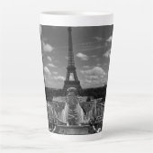  Frankrijk Fontains Tower Eiffel Latte Mok (Voorkant)