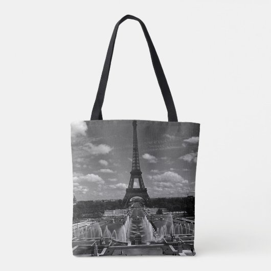  Frankrijk Fontains Tower Eiffel Tote Bag (Achterkant)