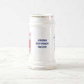 FRANKRIJK Football Aangepaste naam 2024 Elk jaar Bierpul (Center)