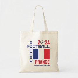 FRANKRIJK Football Aangepaste naam 2024 Elk jaar Tote Bag