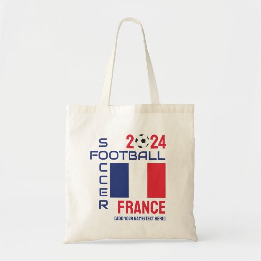 FRANKRIJK Football Aangepaste naam 2024 Elk jaar Tote Bag (Voorkant)