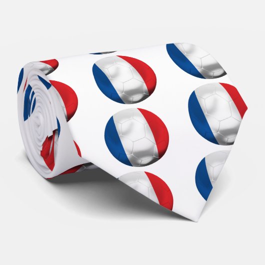 Frankrijk Football Stropdas (Opgerold)