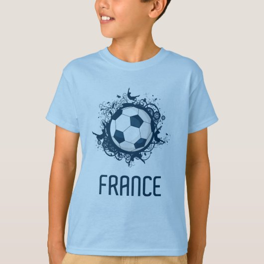 Frankrijk Football T-shirt (Voorkant)