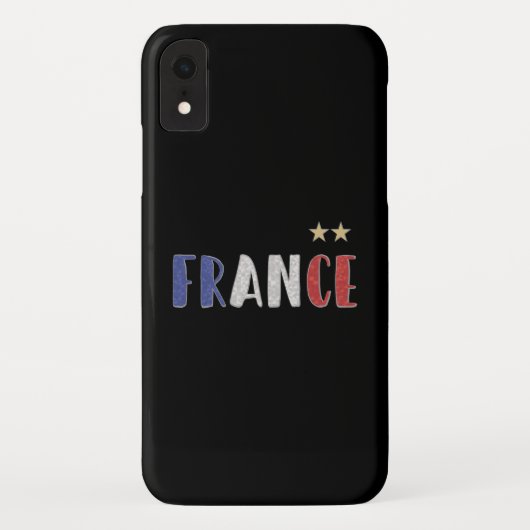 Frankrijk Football Ventin Shirt Franse vlag Case-Mate iPhone Case (Achterkant)