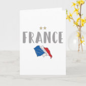 Frankrijk Football Ventin Shirt Franse vlag Kaart (Gele Bloem)