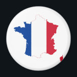 Frankrijk FR Magneet<br><div class="desc">Vlag van Frankrijk FR,  République française,  Wapenschild,  wapenschilden,  Vlag-kaart</div>