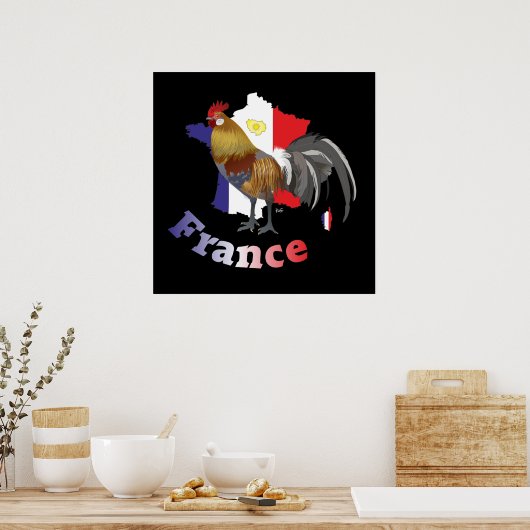 Frankrijk, France, Francia Poster (Keuken)