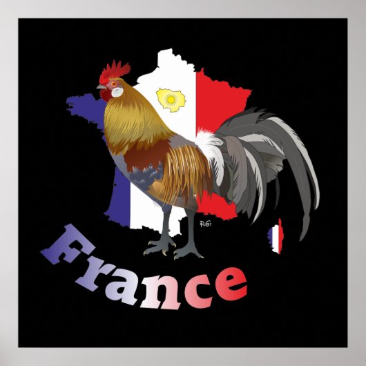 Frankrijk, France, Francia Poster (Voorkant)